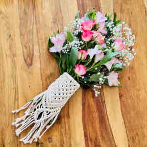 Macrame Bouquet Wrap